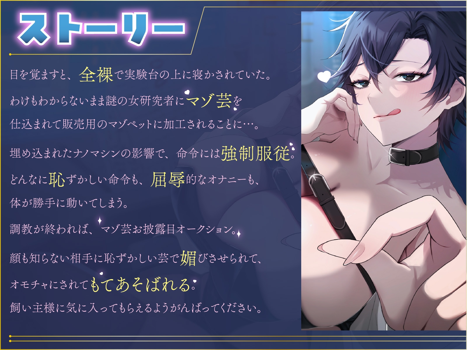 【マゾ向けJOI】緩急責めでもてあそばれる羞恥マゾ犬オナ指示調教〜君はかわいいマゾペット〜