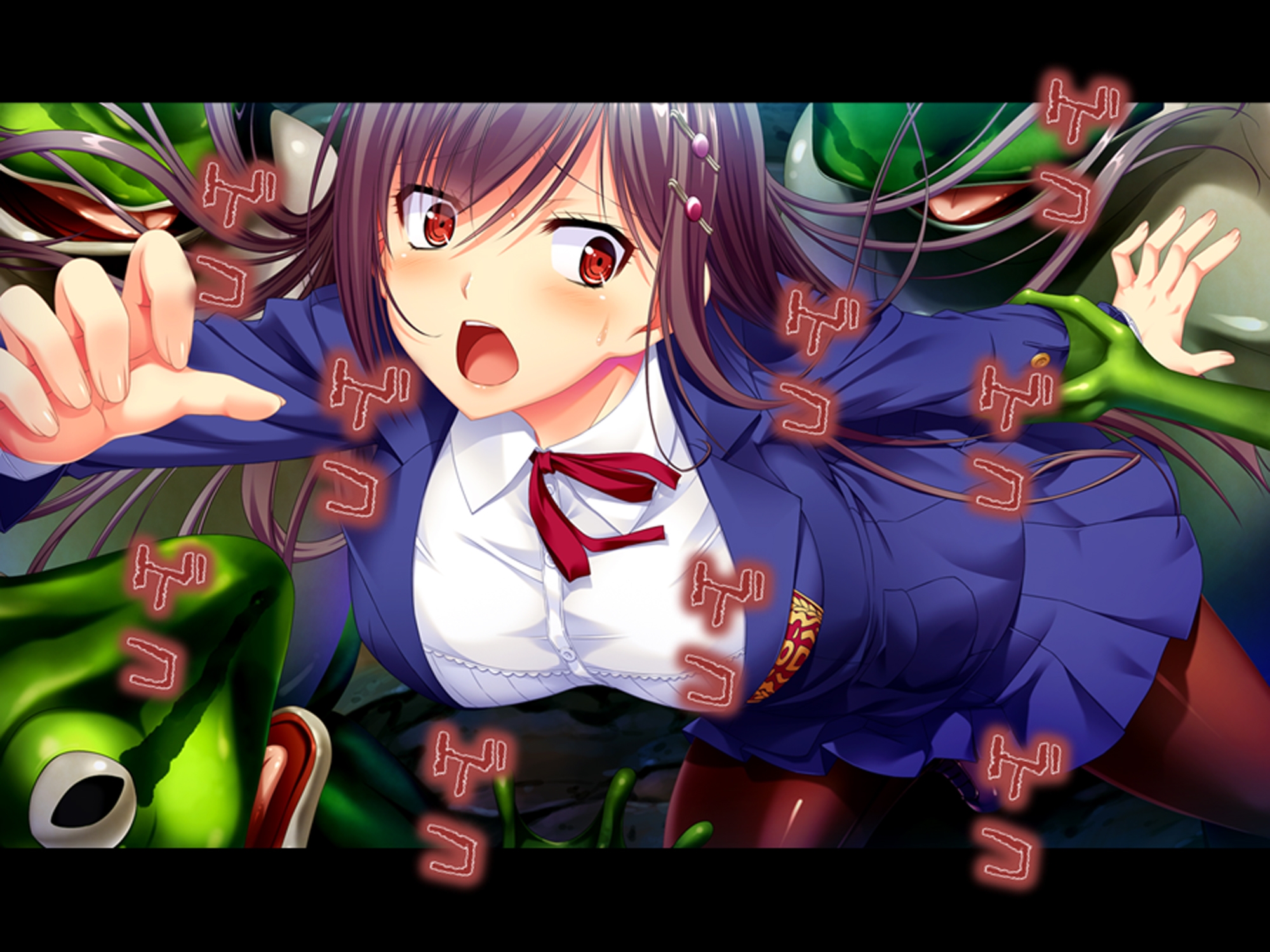 巨大生物に絡め取られた少女がネバトロ攻めで快楽堕ち 上巻