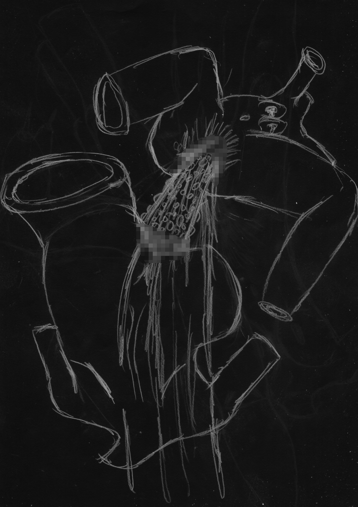 黒よりも黒い黒戯絵集「マネキンポーズ2」