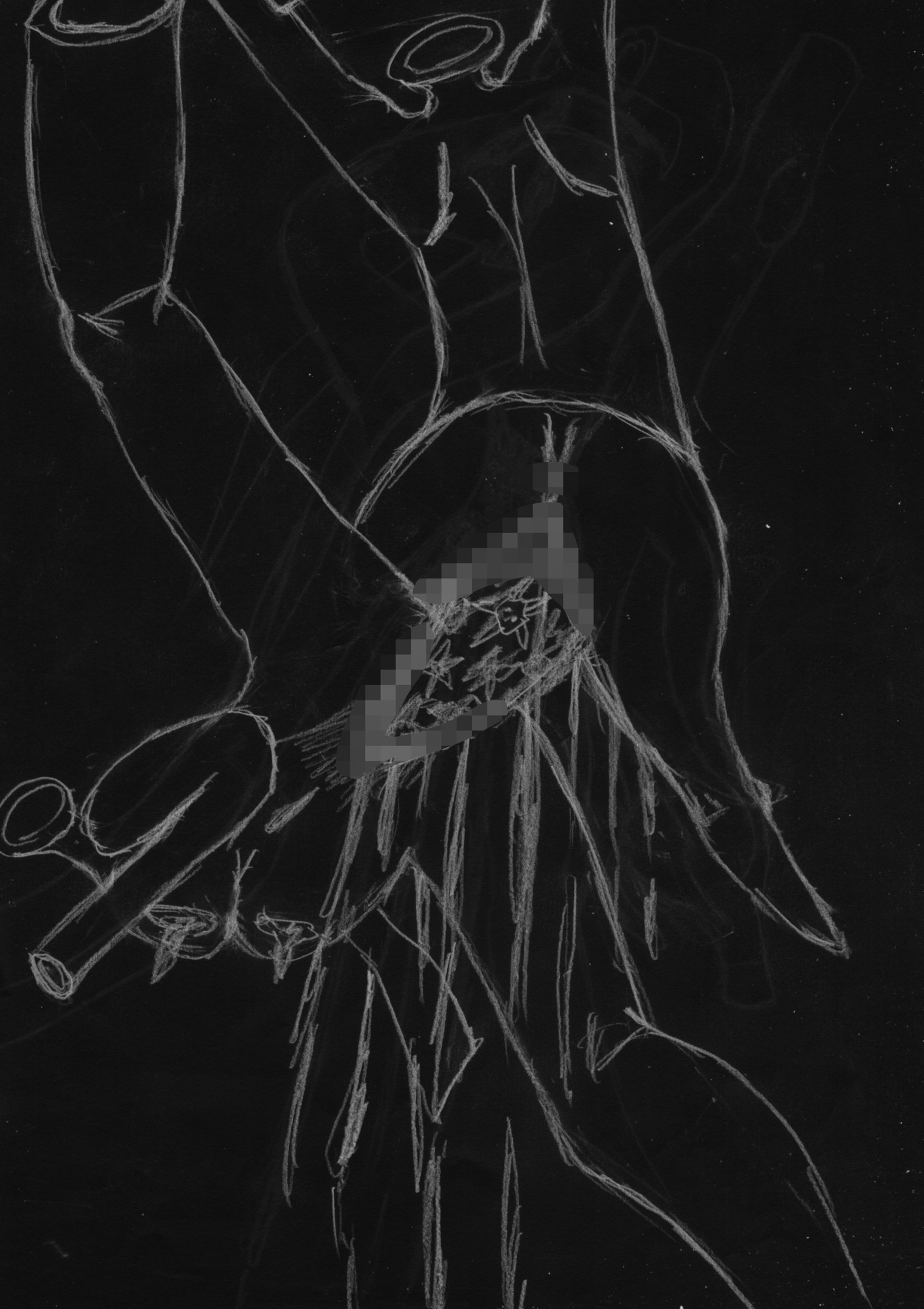 黒よりも黒い黒戯絵集「マネキンポーズ2」