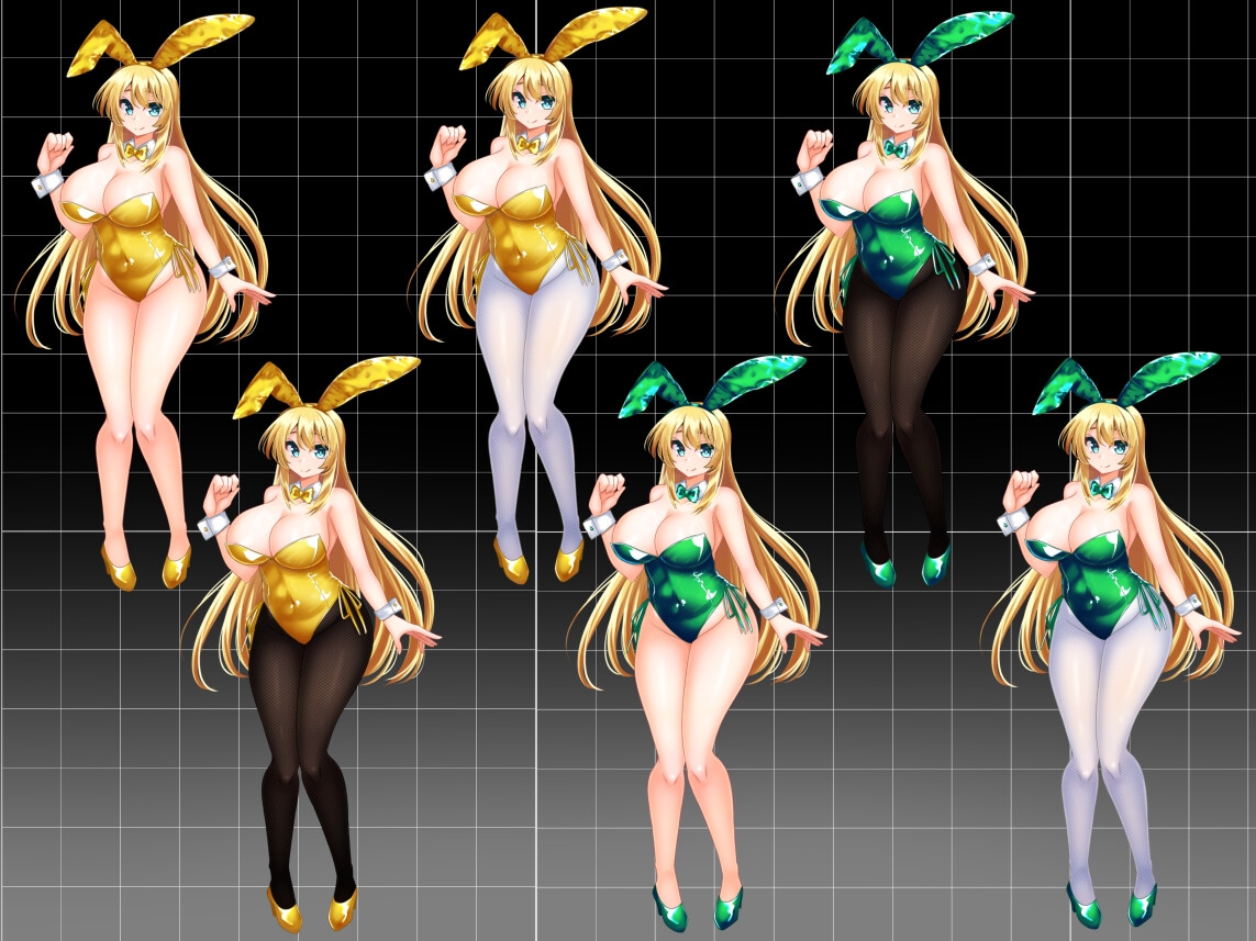 カラーバニーガール 立ち絵29