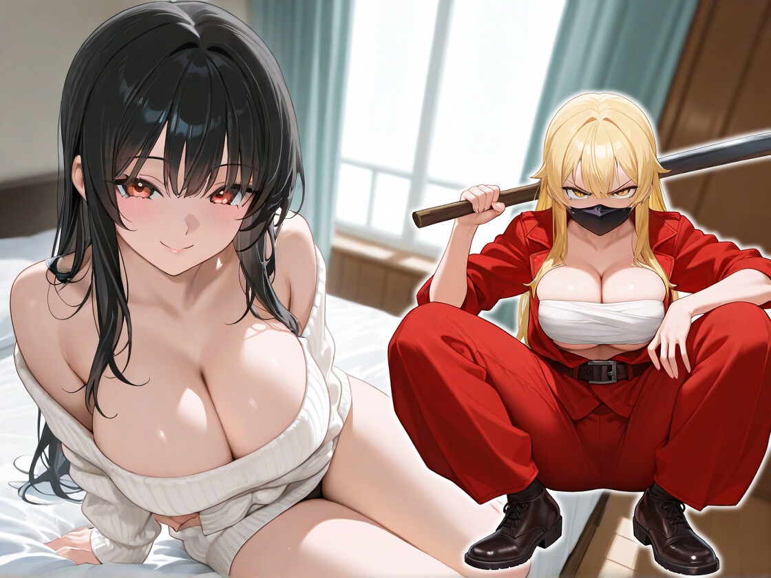 爆乳レディース総長を助けたら惚れられて、清楚系美少女になって恩返しエッチしに来た話【中出し/ラブラブ/暴走族】