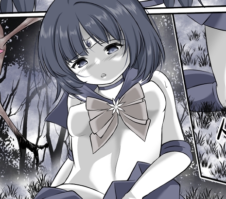 洗脳され敵前でオナニーをさせられながら丸呑みにされるセ●ラーサタ●ン