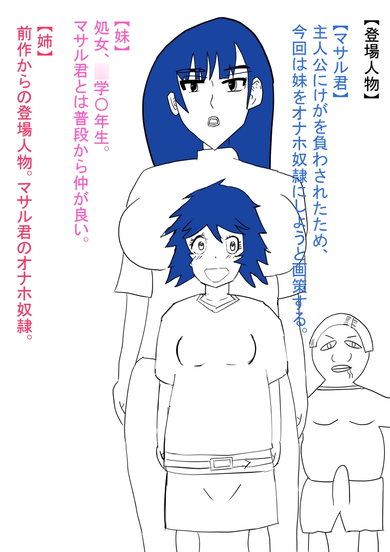 妹が犯され、雌オナホにされる。