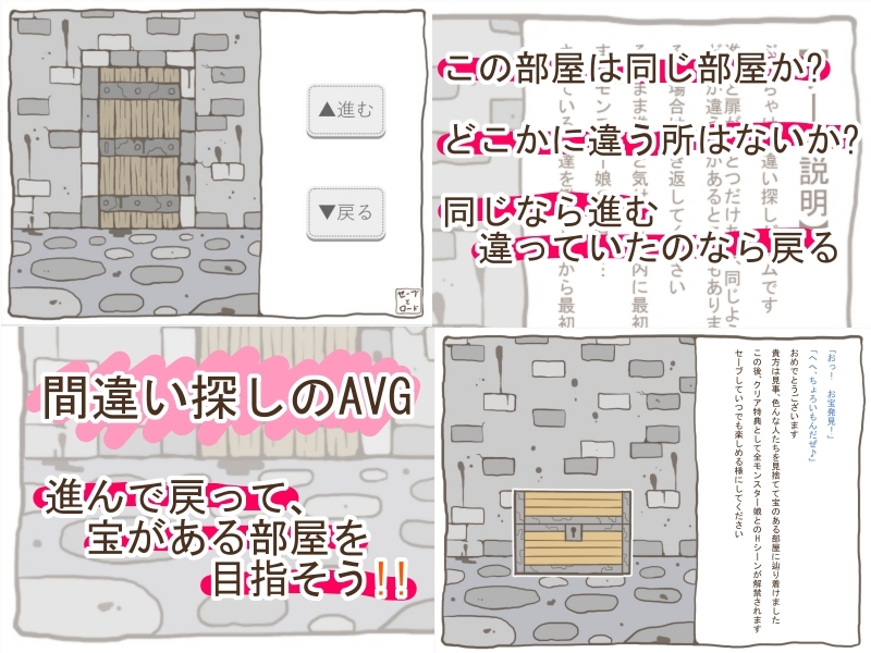 一本道の迷宮 -モンスター娘に襲われる人々-