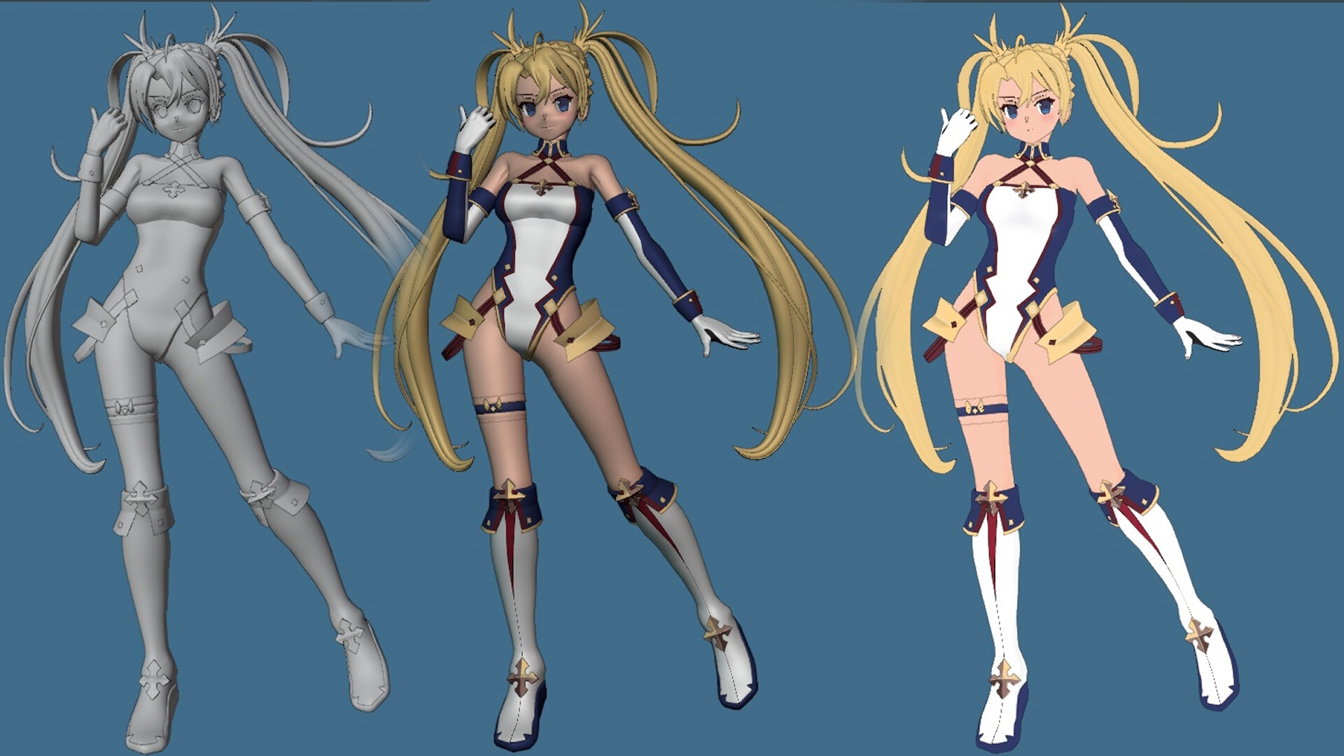 F〇O ブラダマ〇テ(ランサー) MMD用3Dモデルデータ