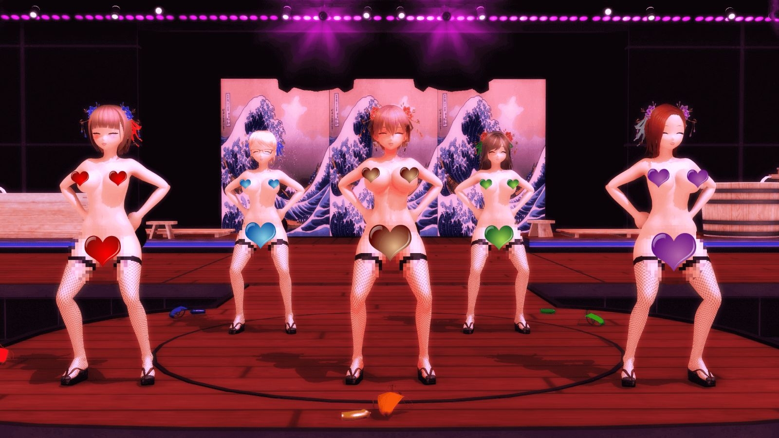 【ふたなりダンス】「桜花魁」ふたなり版(通常版)