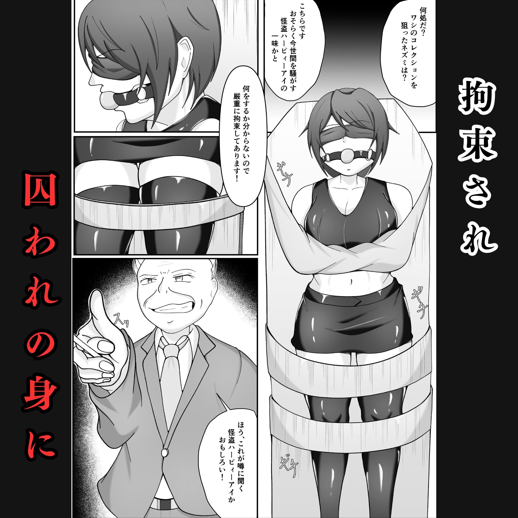 囚われの女怪盗〜侵入に失敗し拘束調教され闇オークションに堕ちる