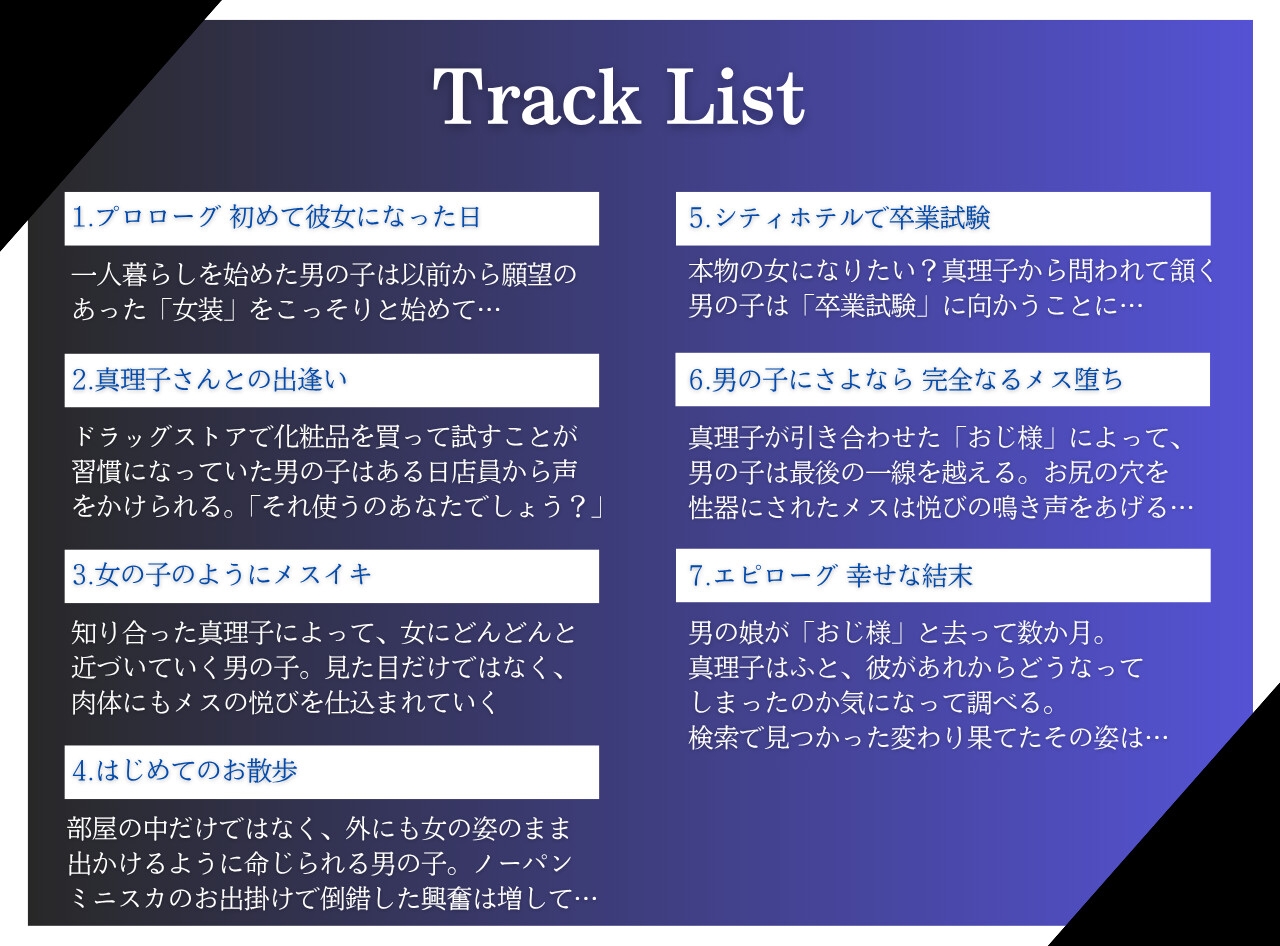 男の子から男の娘になった僕 女装趣味からメスホモ堕ちして幸せなの♪