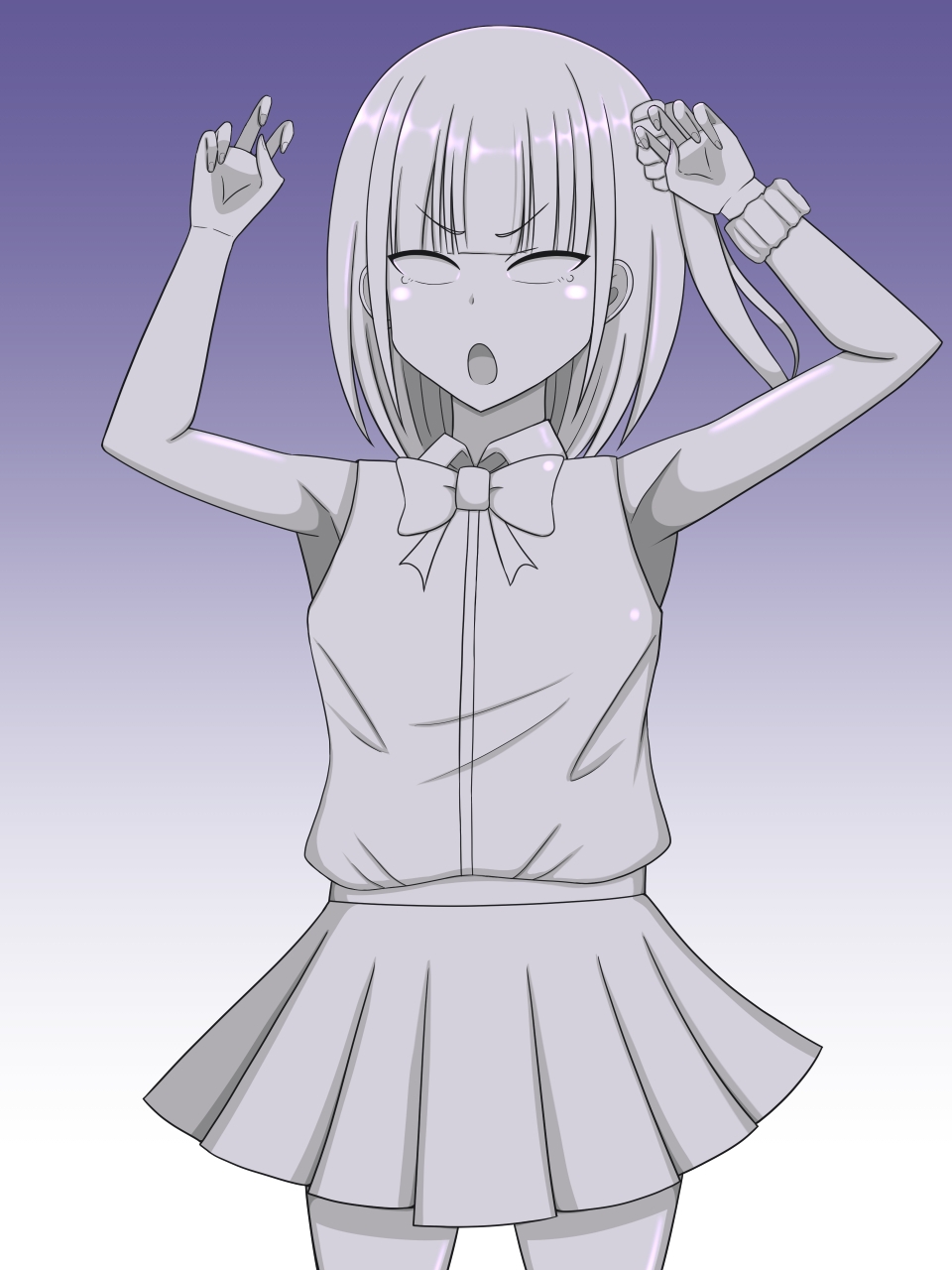 小悪魔系少女を石にする