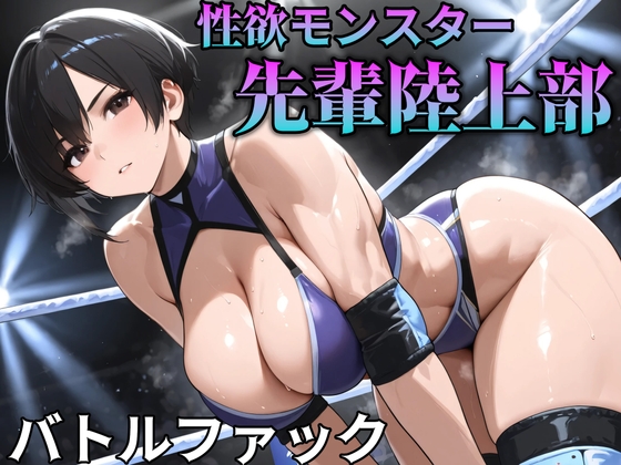 【バトルファック】性欲モンスターの先輩ボーイッシュ陸上部と脳ミソ溶けるまでイキ狂いバトル