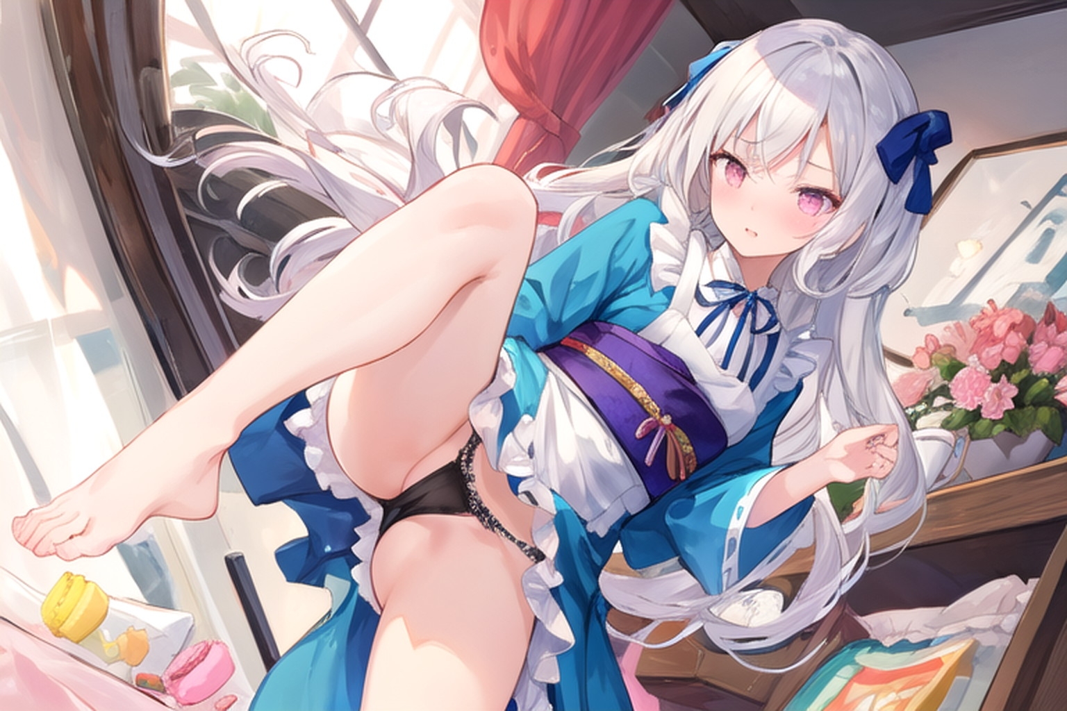 和風メイドカフェ,エトワールドゥメールにようこそ～ゆな編世話焼きの妹に嫉妬されて絞り取られて射精管理されてしまった