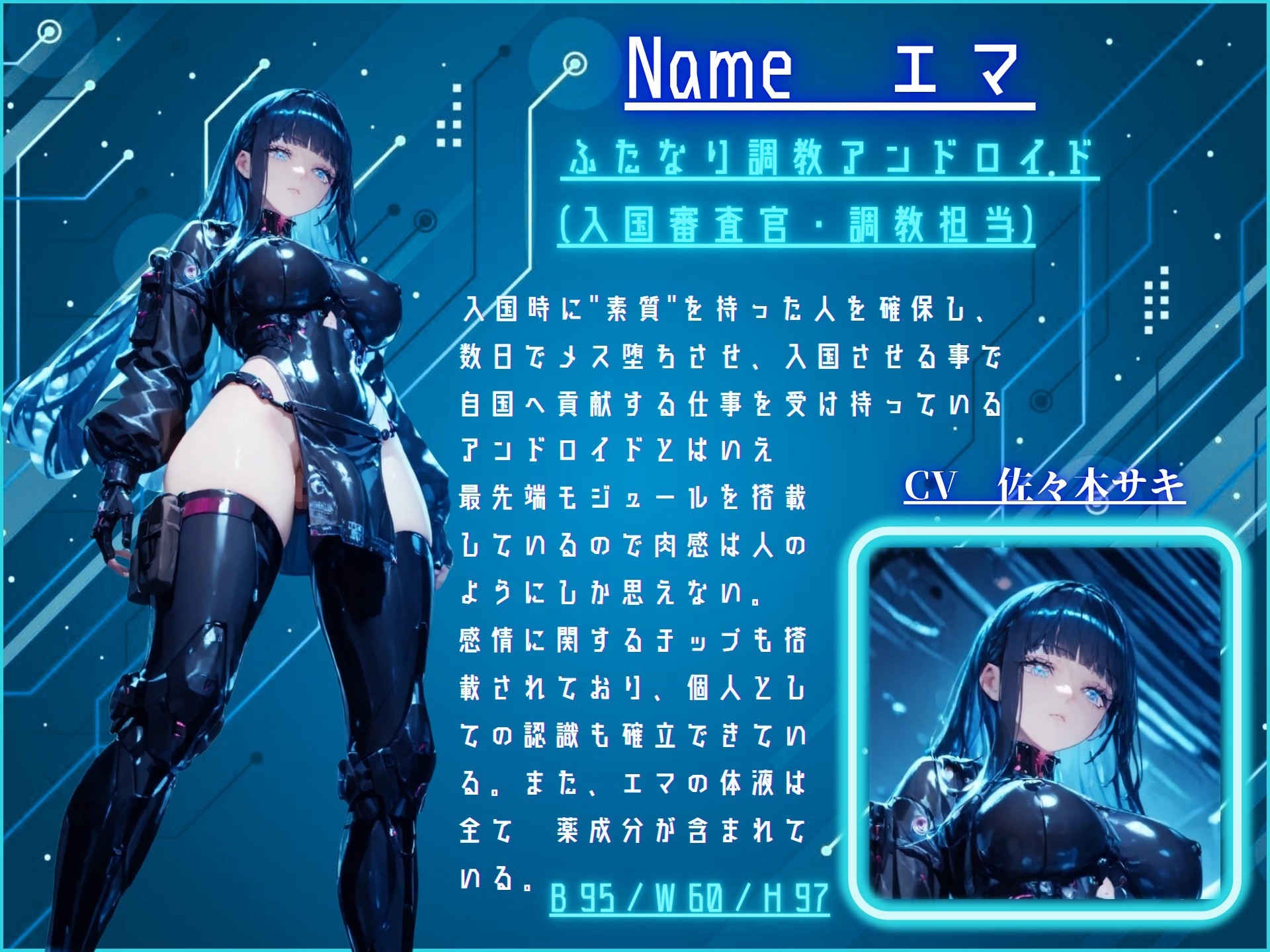 【催○×メス堕ち】ふたなりアンドロイドによる強○入国調教