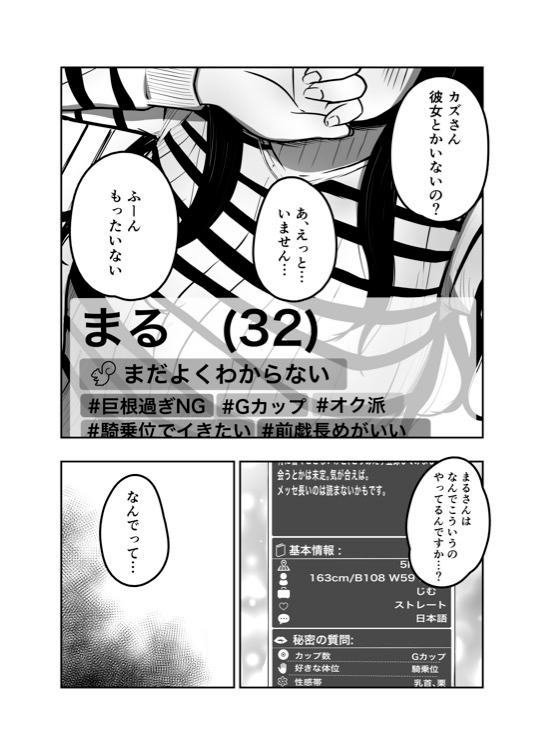 マッチングアプリで知り合ったどすけべ爆乳三十路女とバキバキに性交渉する話