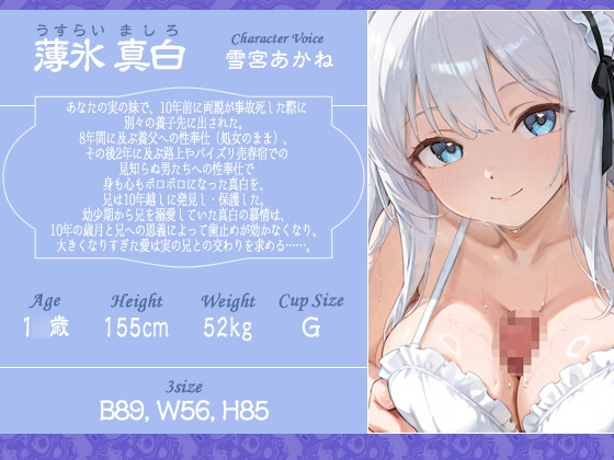 ご主人様(あなた)のことが大好きな巨乳妹メイドの性処理奉仕〜はしたない妹はお嫌いですか?〜【近親相〇/純愛/パイズリ】