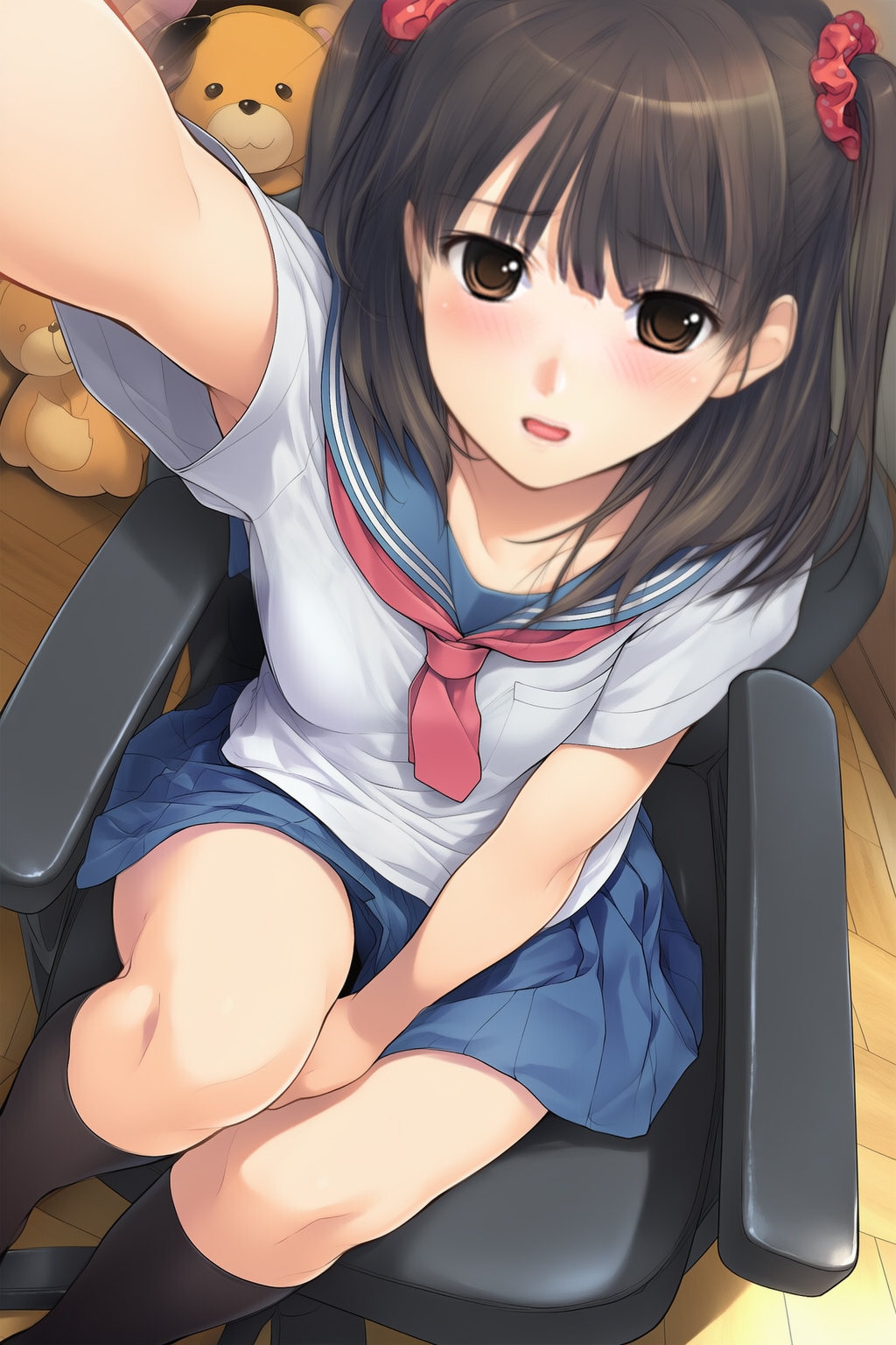 『掲示板でエロ自撮りアップしてた女子〇学生が悪い大人達に煽られ精神病院行きになった記録』