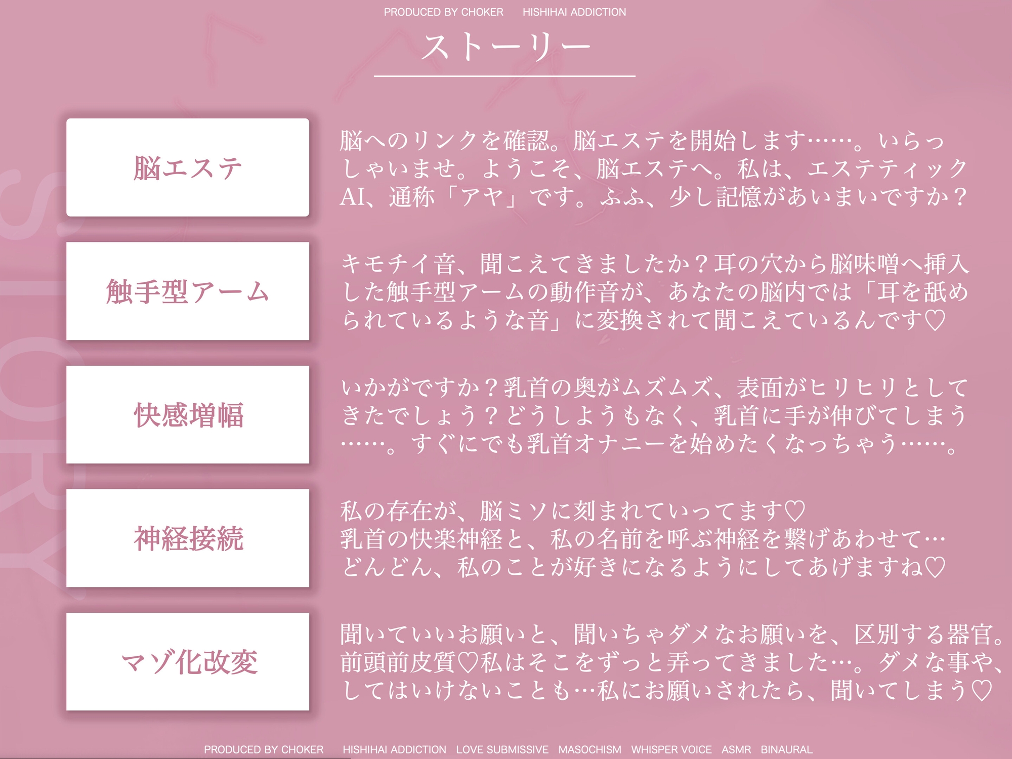 触手脳クチュマゾ堕ちエステ【快楽調教】