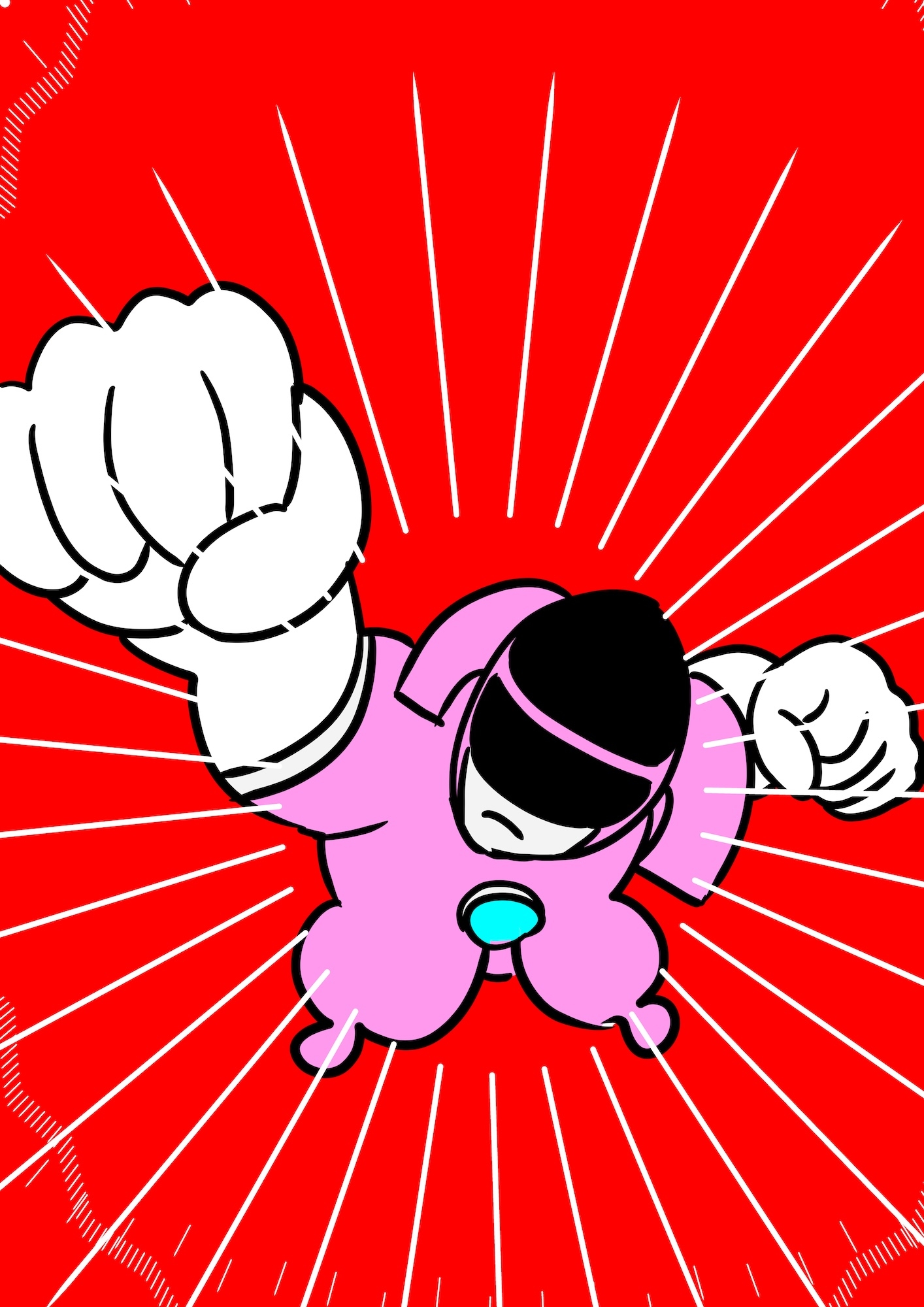 戦隊ピンク不完全変身巨大ヒロイン大陵○