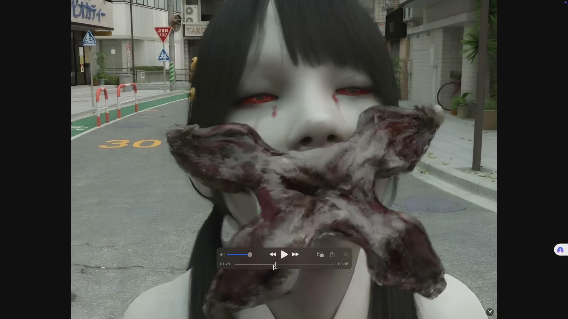 [インタラクティブマイクロフィルム] 寄生ハザード呪い:東京の美しい女の子・第2部【マイノリティアート・ゴ支援アリガトウゴザイマス】