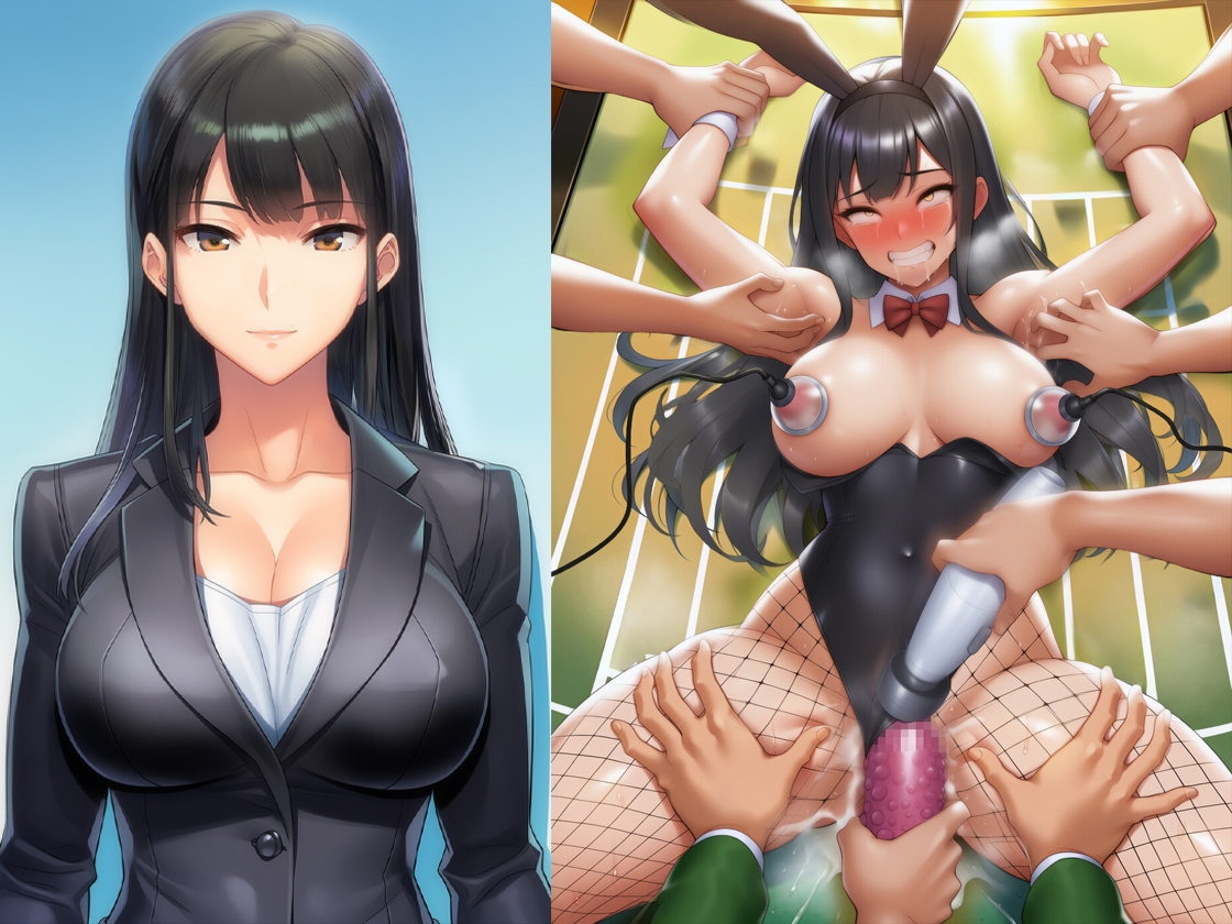 『バニーガール潜入捜査官がイカサマギャンブルで地獄の快楽○問』【後編:不完全ルーインドオーガズム、無限快楽奴○編】