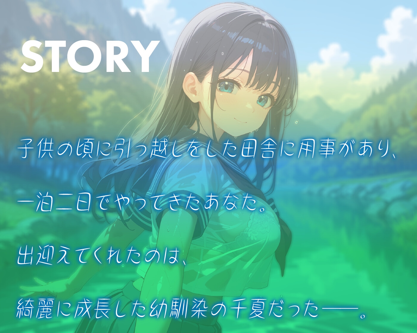 初恋だった幼馴染と過ごすひと夏の思い出【KU100】