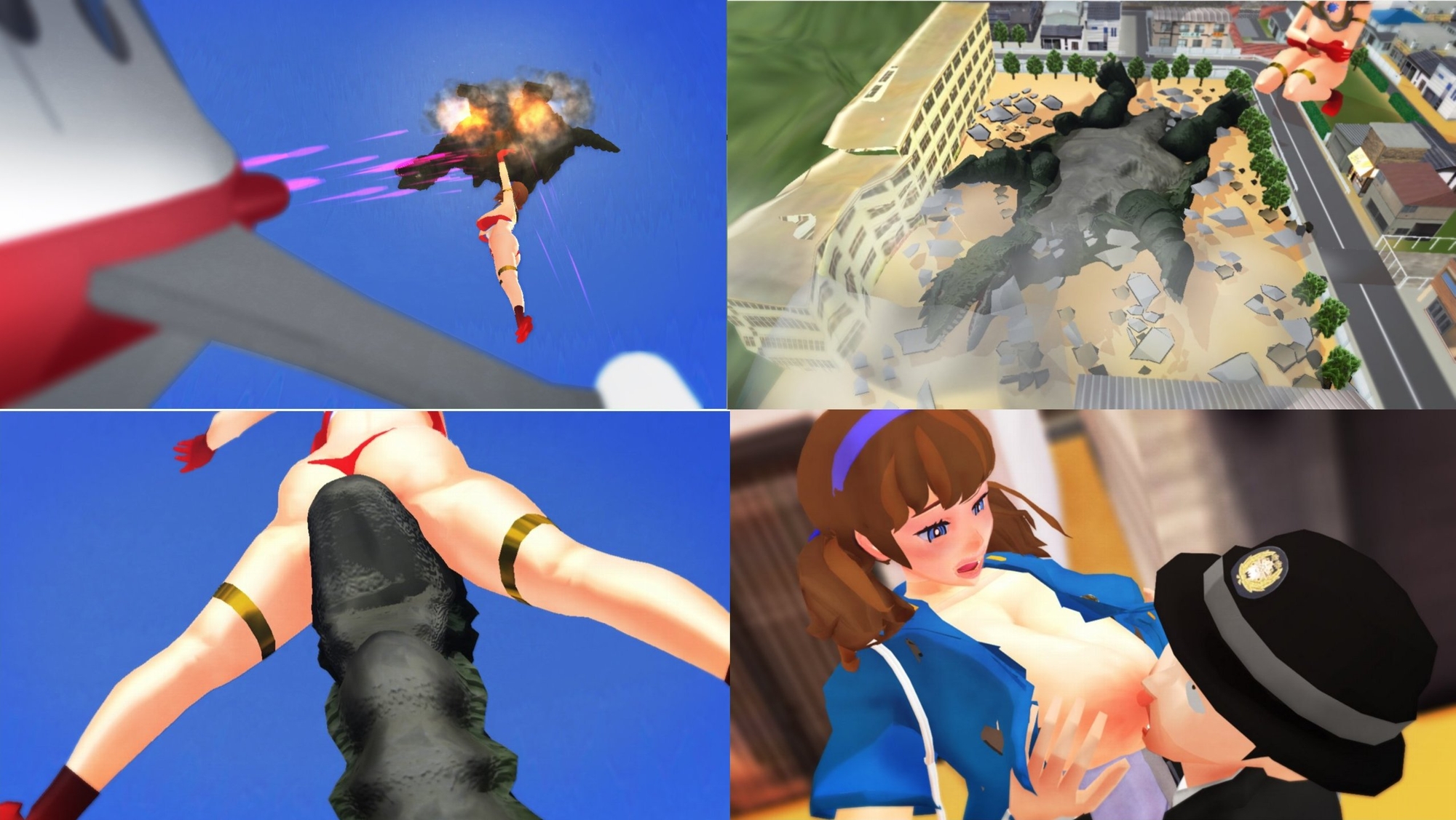 長編アニメ妄想特撮シリーズ・マリトラレディ第6弾 「壁穴にハマってハメられて!」