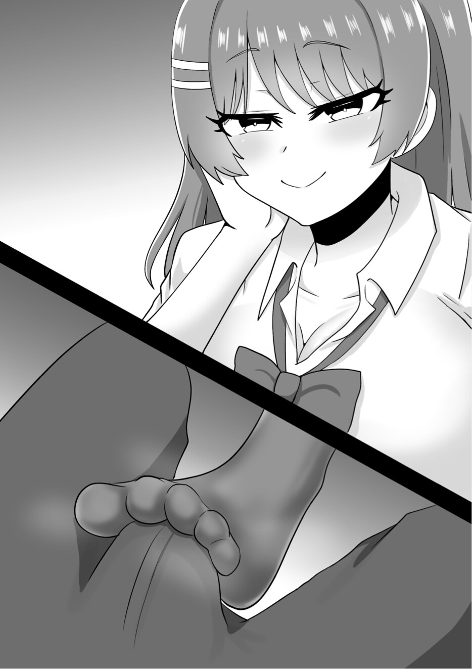 沙奈の足裏に負けちゃえ♡