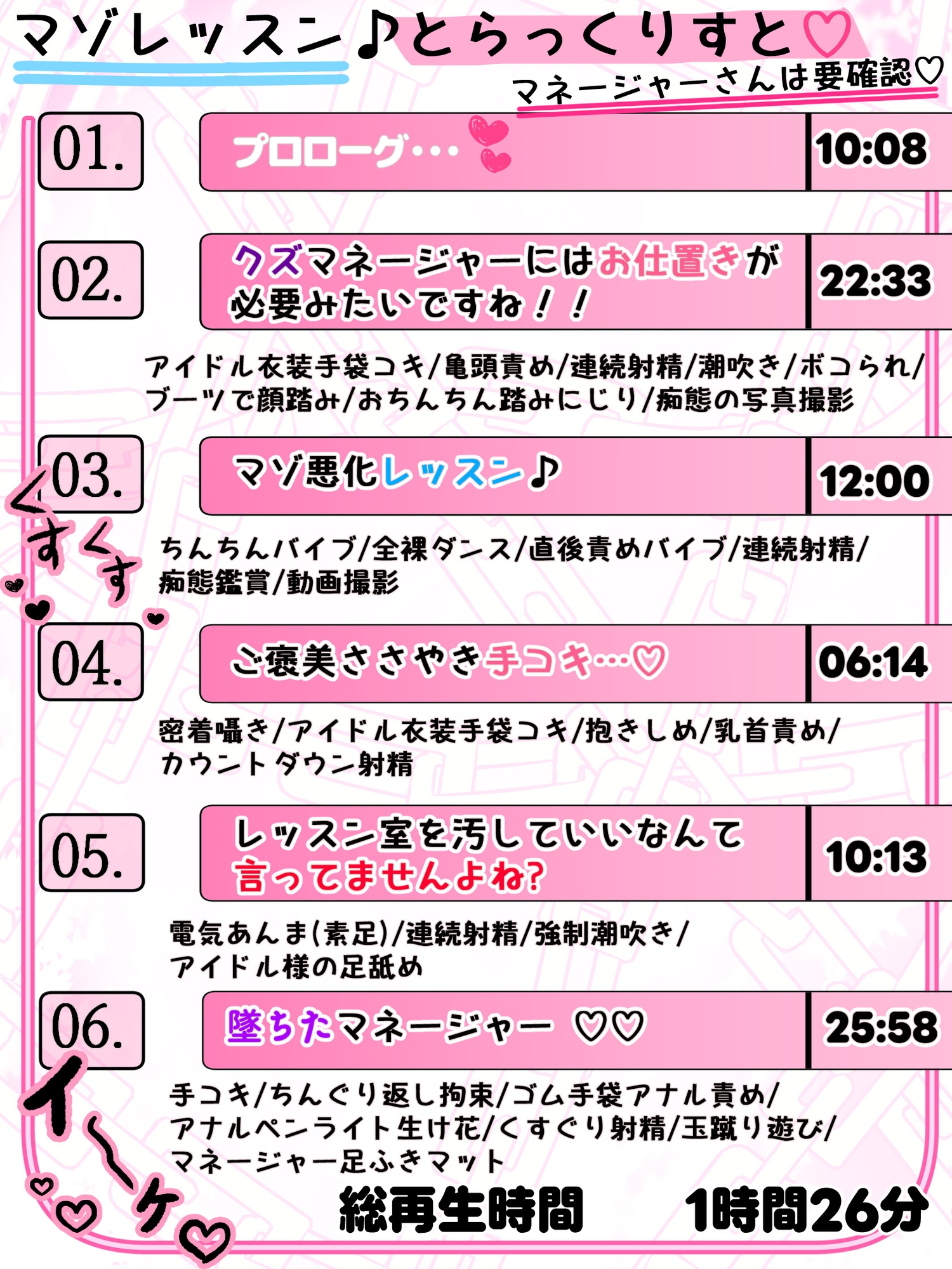 ✅早期限定30%オフ✅ドS清純派アイドル様のマゾお仕置きレッスン♪♪～まだまだイケますよね、マネージャーさん♡～