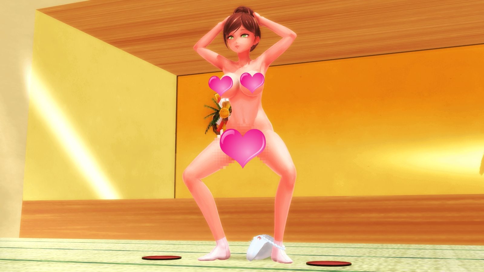 【ふたなり淫語】女将さんのふんどしチンプラ接待(通常版)