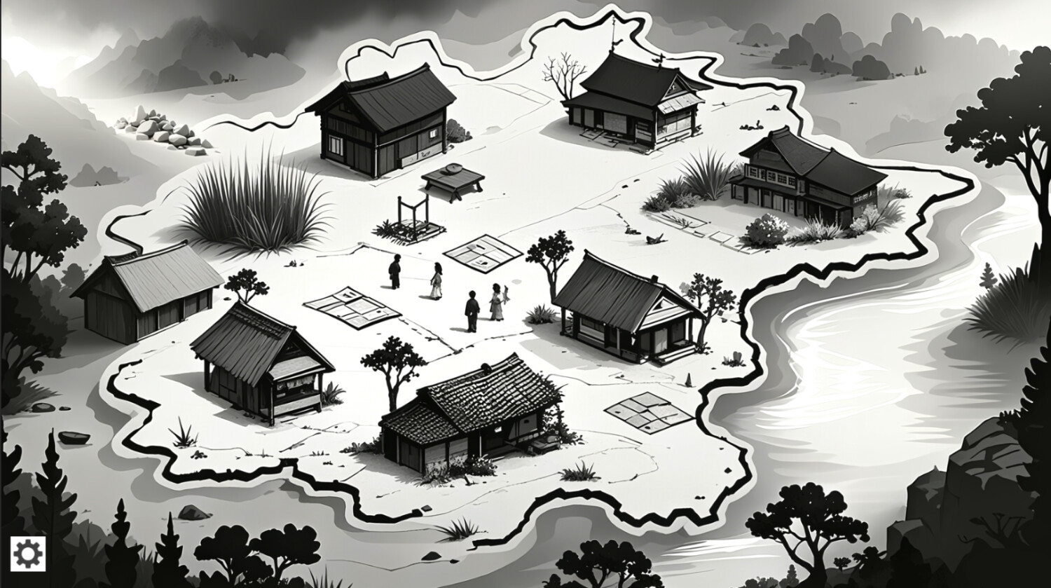 未亡人村に潜伏した男