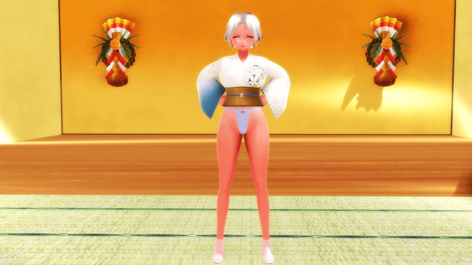 【おふざけ淫語】女将さんのふんどしおま◯こ接待(通常版)