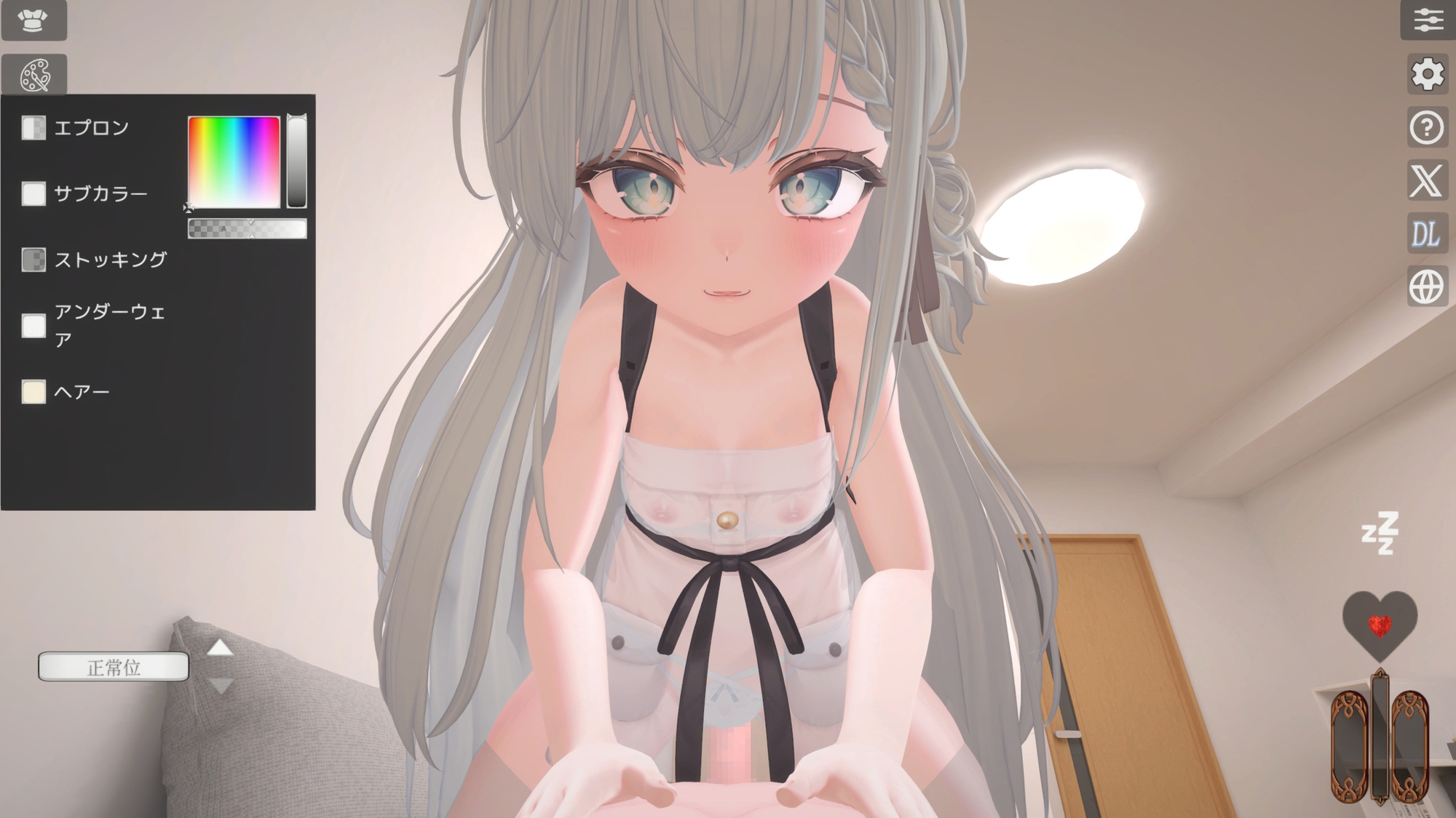 マヌカちゃん 騎乗位おさわりシミュレーション