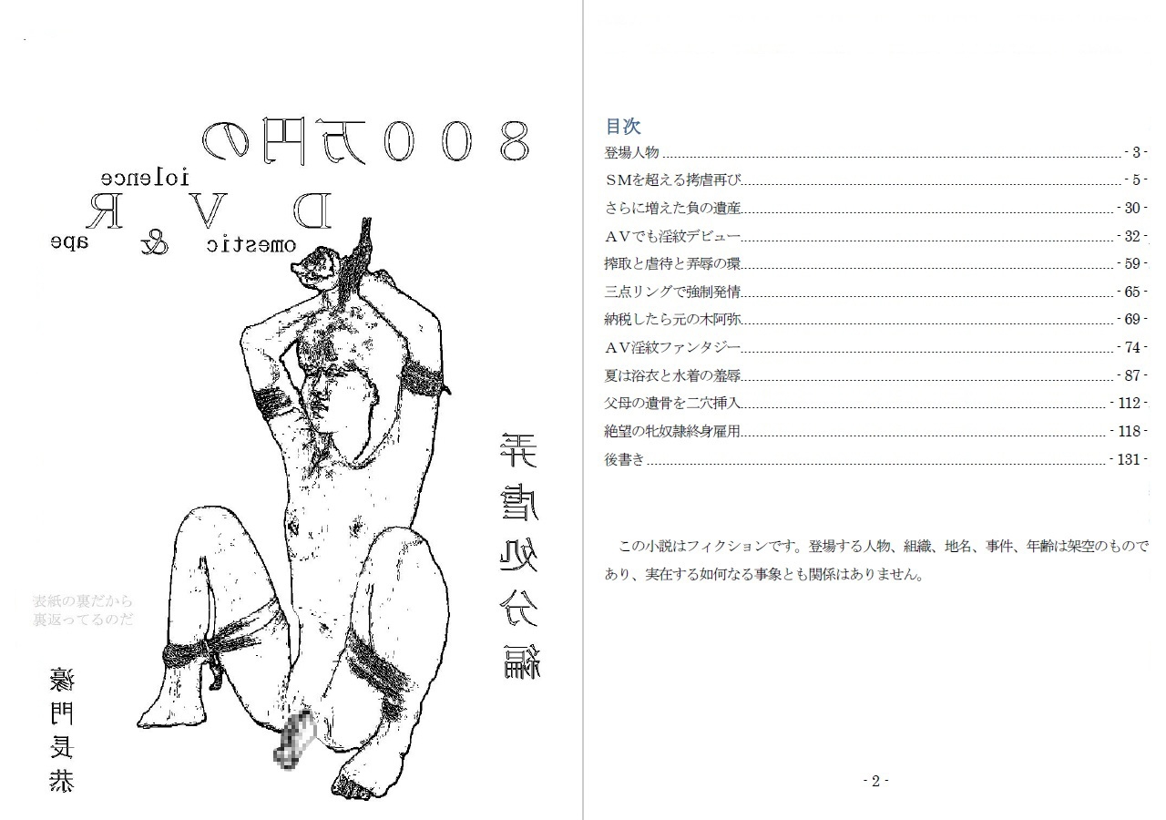 800万円のDVR:4弄辱処分編