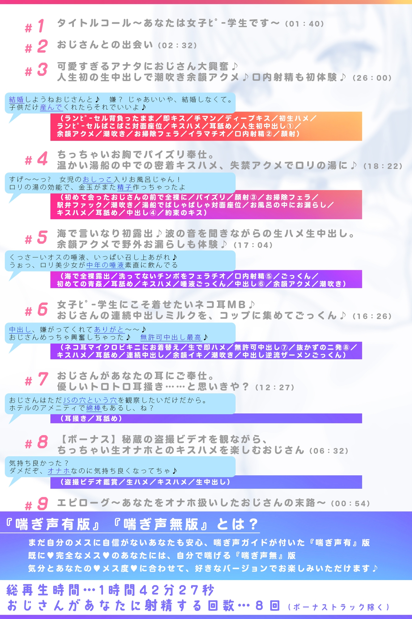 【✨14日間限定特典✨】あなたは気弱な口リ美少女なので、おじさん(声帯は秋山はるる)のマジカルチンポに逆らえません【ハメられ体験ASMR】