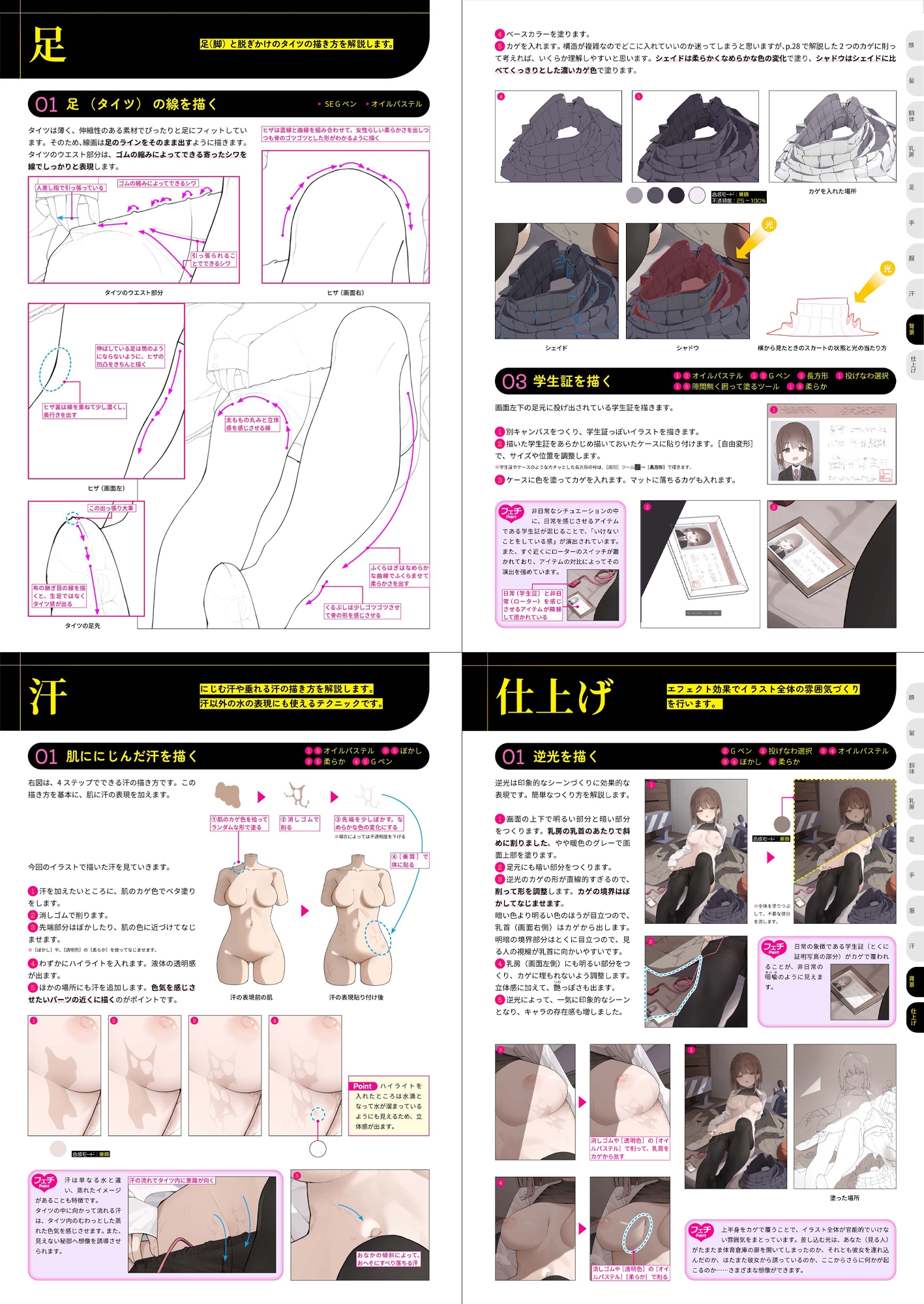 えっちなイラストの描き方 illustrated by しわ (裏絵伝 -ウラカイデン- vol.1)