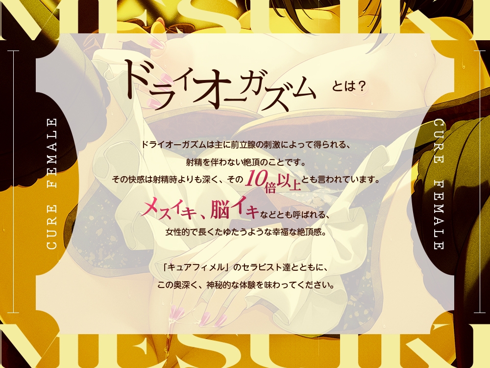 ✨メスイキ体験✨ドライオーガズム専門性感サロン「キュアフィメル」 ～母性あふれる和風メイドの幸せいっぱい甘イキコース～