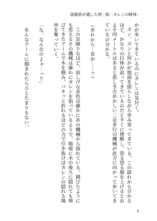 盗掘者が遺した塔 - 孤○カレンの陵○ -