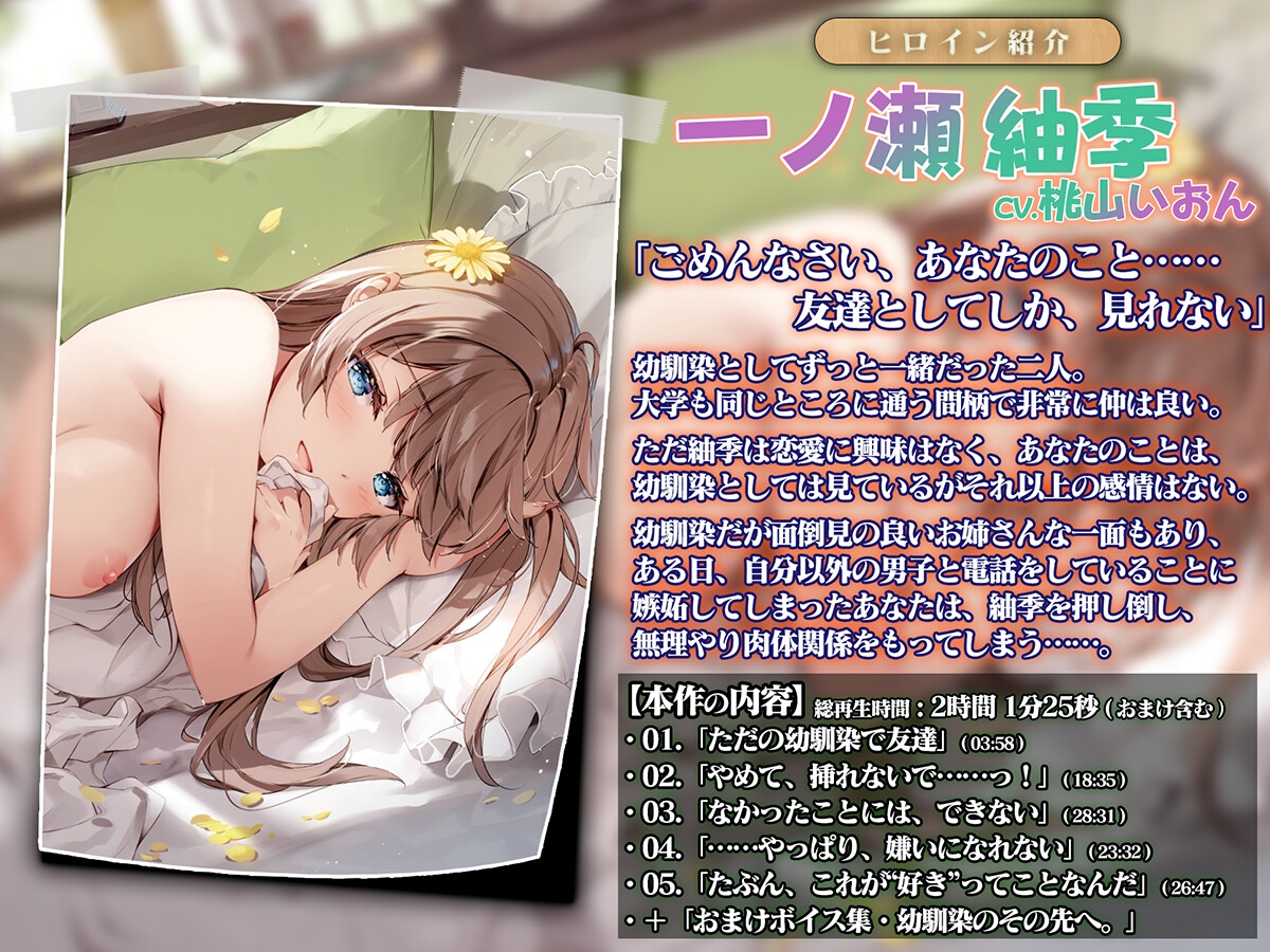 幼馴染との関係が壊れた夜【CV.桃山いおん/KU100バイノーラル】