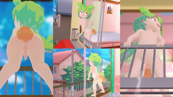 誰かに見られてしまうのだ！(♂差分)