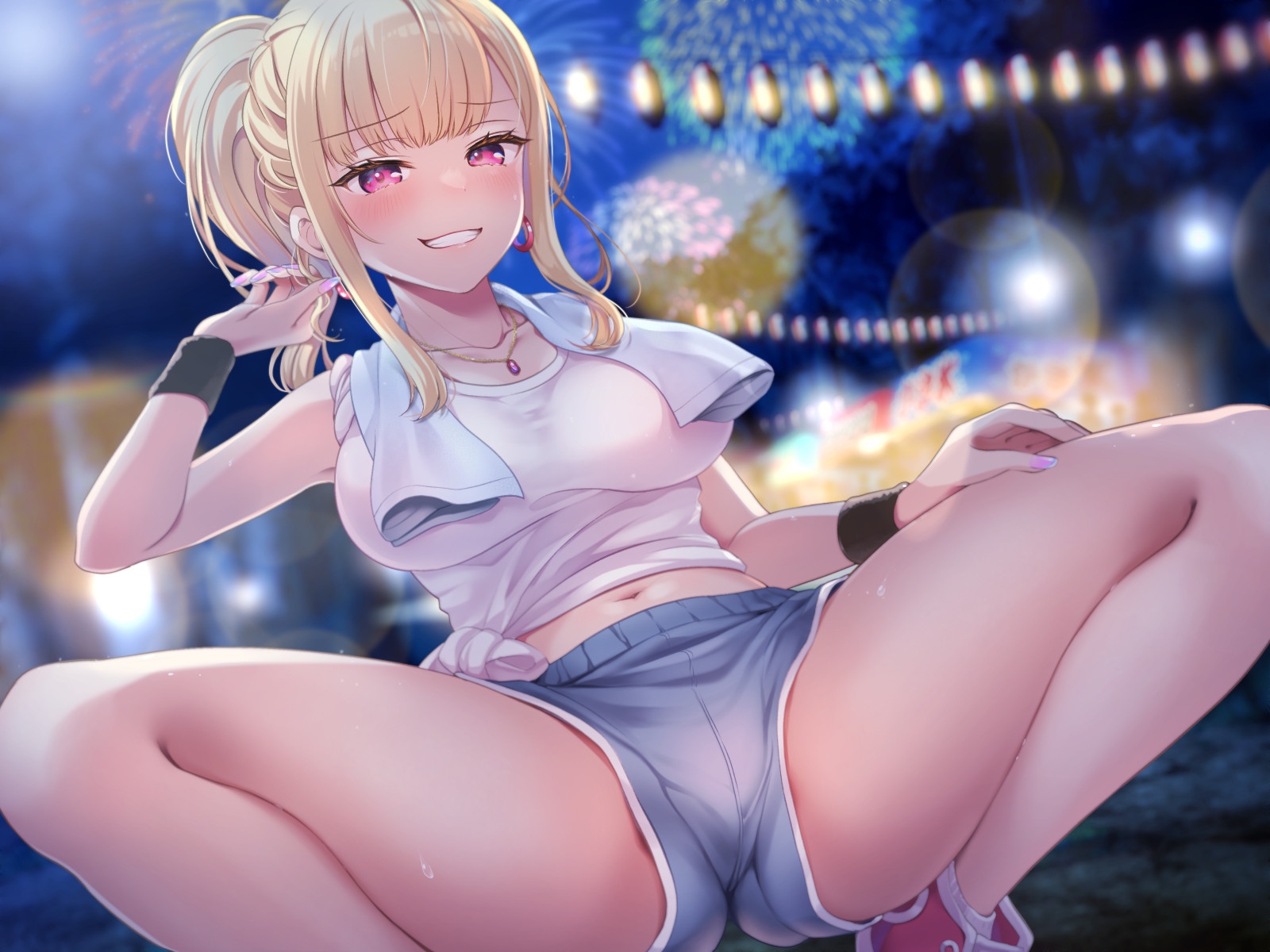 【オナサポ×挿入無し】ドSテキ屋ギャルの言いなりにされて…過剰な羞恥プレイで屋外罰ゲーム