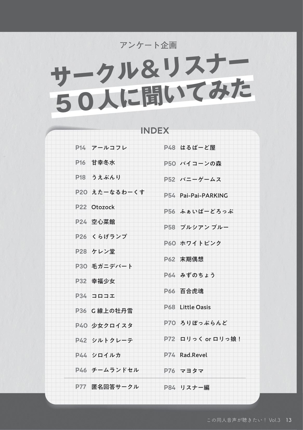 この同人音声が聴きたい! vol.3