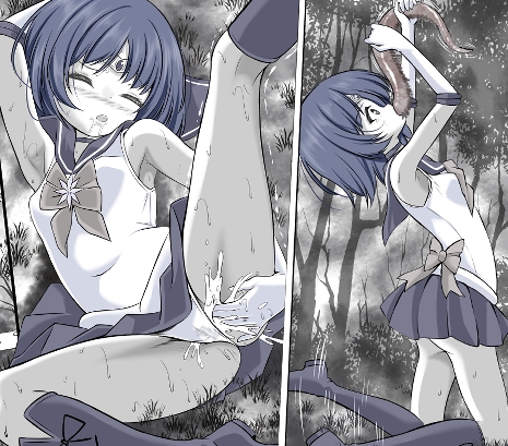 寄生虫に寄生され操られてオナニーをさせられ丸呑みにされるセ●ラ●サターン