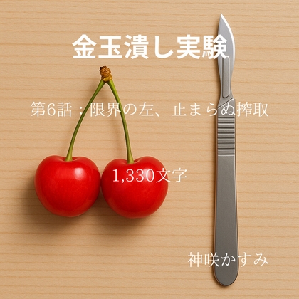 金玉潰し実験/第6話:限界の左、止まらぬ搾取
