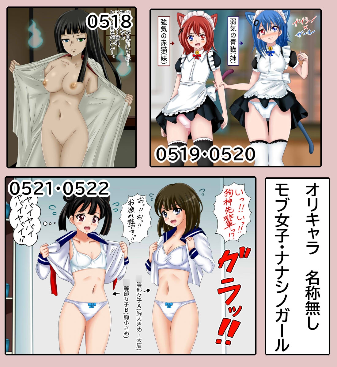 【百姦 6巻(終)】 Hイラスト100連発！～水着・バ〇ドリ！等 最終巻です～