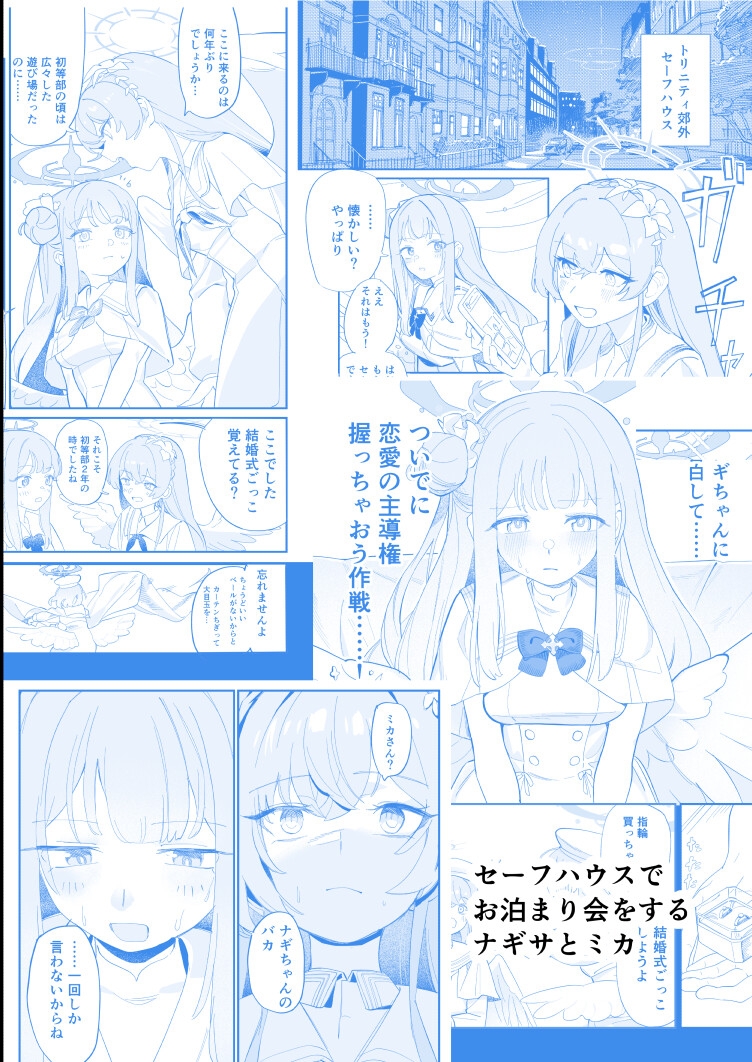 羽根の重なるふたりの距離