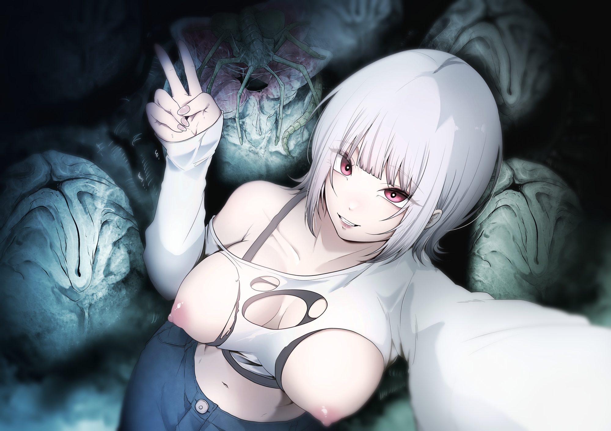 オカルト大好きギャルエイリアンの苗床になる