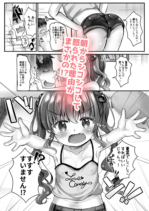 夏菜ちゃんとぷにぷにAVごっこするお話2