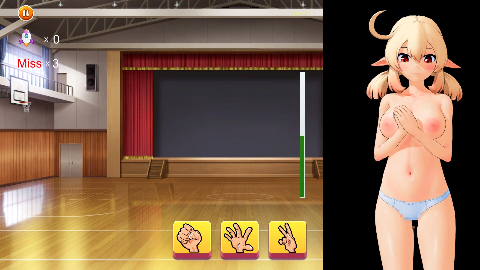 モ○魔法学園:野球拳編