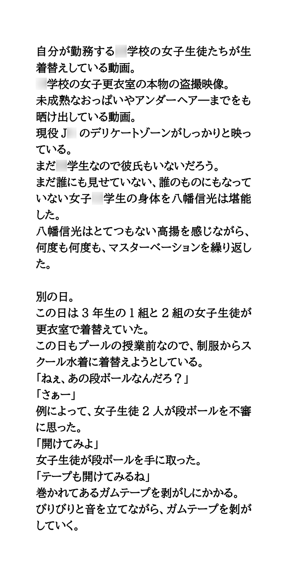盗撮ハンマー教員、正義の鉄槌。「俺に任せろ・学校を守りたい」