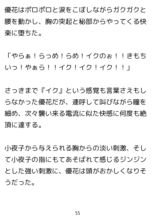 七々扇女学院の小夜子様は、今日も学院の女性を淫らにイカセまくる。～小夜子×優花 編 (1)～